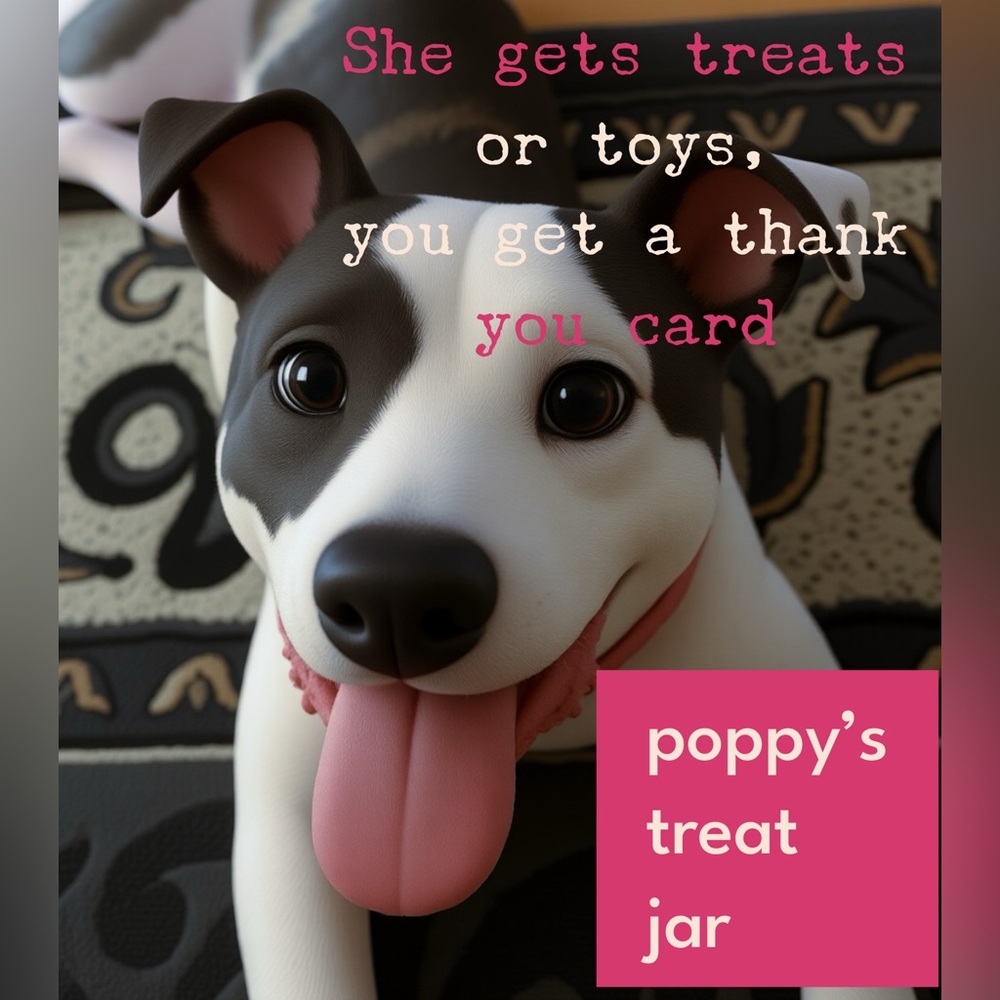 Poppy’s Treat & Toy Jar